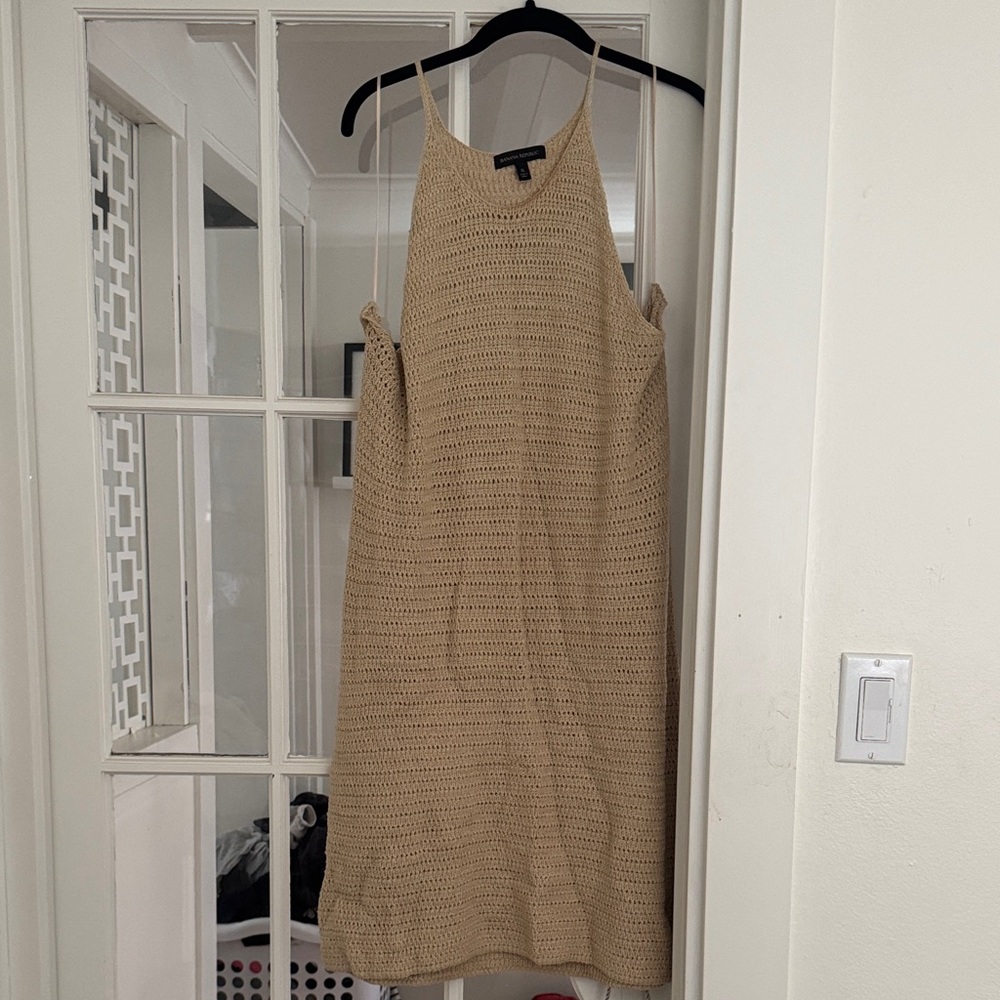 Banana Republic Tan Midi Dress